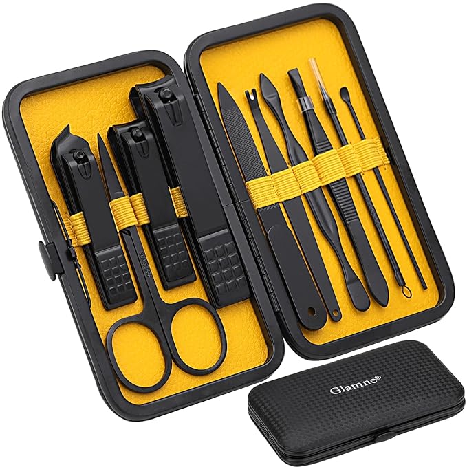 Glamne Manicure Set Nail Clippers Kit Professional Stainless Steel Nail Care by Unknown