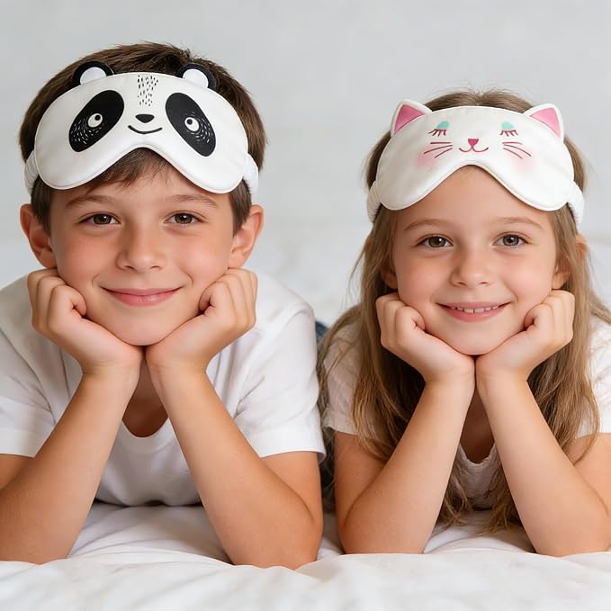 Orose Kids Silk Sleep Mask Cute Adjustable Original Design - Image 7