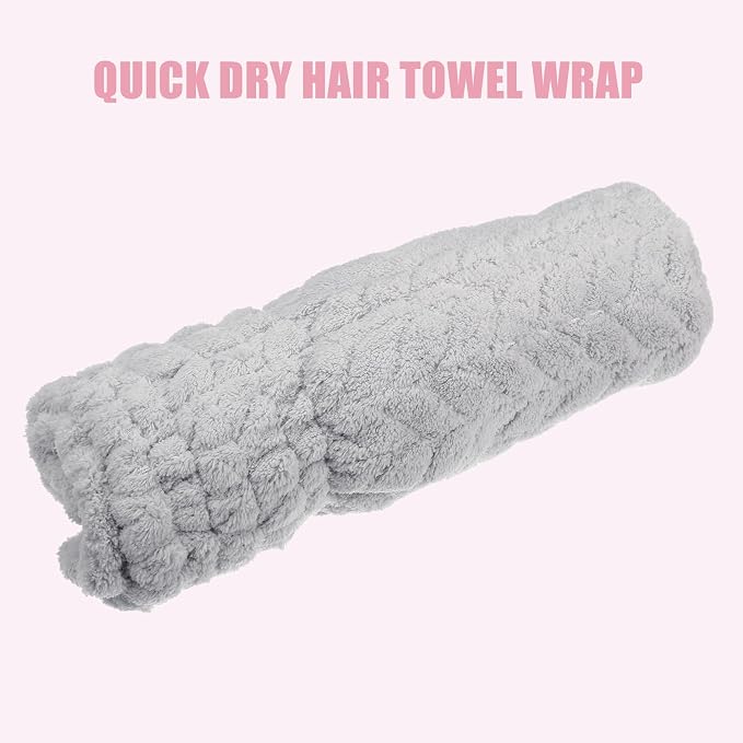 VOCOSTE Diamond Shape Hair Drying Towel Dry Cap, Quick Drying, Lightweight - Image 6