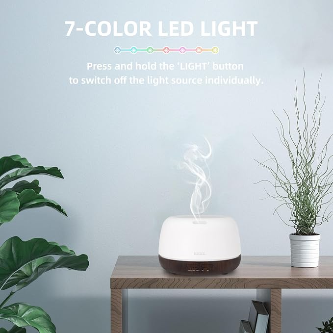 SEEDSEEL 300ML Essential Oil Diffuser, Small Aromatherapy Diffuser - Image 7