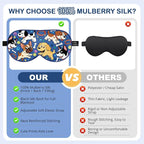 Kids Silk Sleep Mask: 100% Mulberry Silk Eye Mask - Image 5