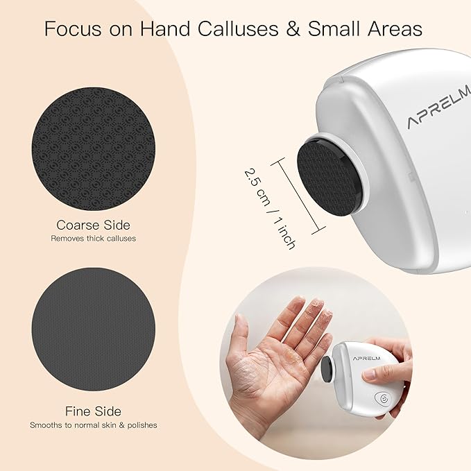 AprElm Portable Electric Hand & Foot Callus Remover - Image 2