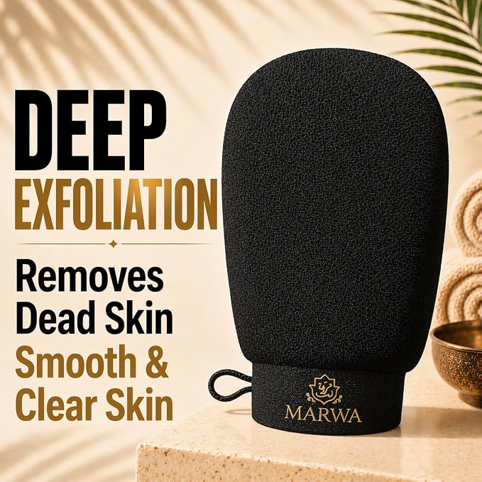 Moroccan Kessa Exfoliating Glove Rough – Deep Hammam Body Scrub Mitt by Dar - Image 3