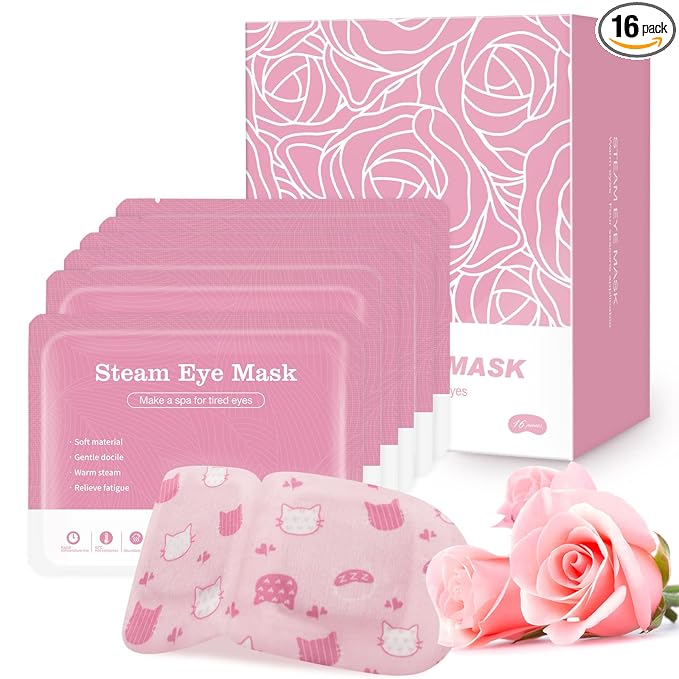 Jekeno Steam Eye Mask, 16 Packs Eye Masks by Jekeno