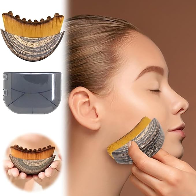 2PCS New Lymphatic Contour Face Brush, Contour Face Brush - Image 6