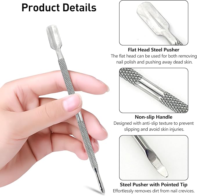 5-Piece Dual-Sided Cuticle Pusher Set - Image 2