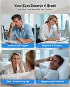 Eye Massager, Heated Eye Mask for Migraines/Strain/Dry Eyes Relief, Smart Sleep - Image 7