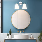 Hamilyeah Modern Chrome Bathroom Vanity Light Fixture Over Mirror, 2 Light - Image 6