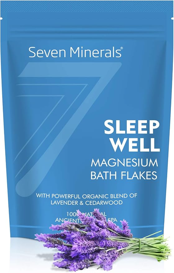 Seven Minerals SleepWell Magnesium Chloride Flakes 3lb – Absorbs Better Than by SevenMinerals