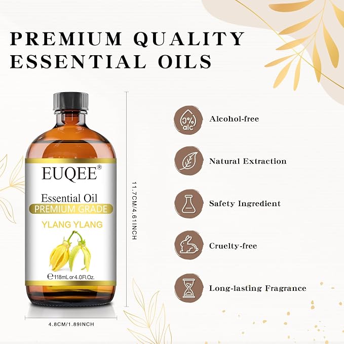 EUQEE Ylang Ylang Essential Oil 118ml - Image 5