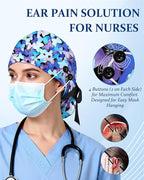Plifal 100% Cotton Scrub Cap - Image 4