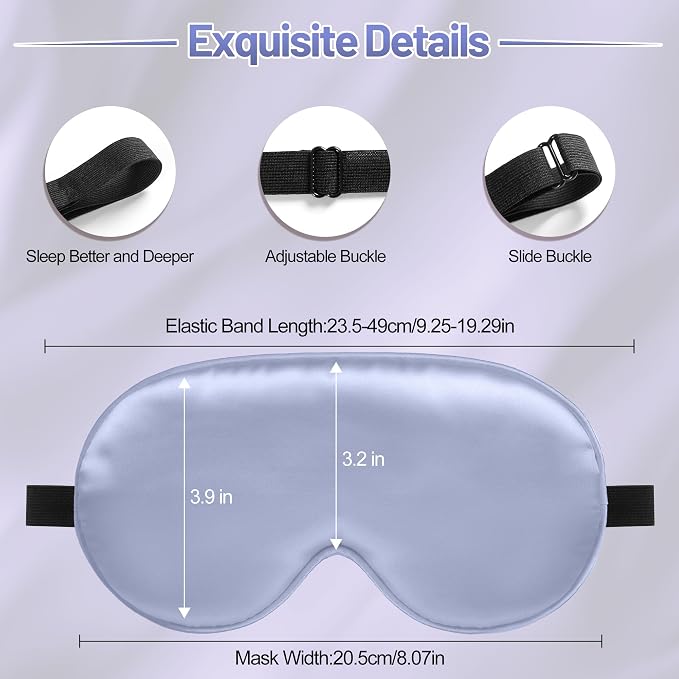 Sleep Mask, Silk Eye Mask for Sleeping - Image 3