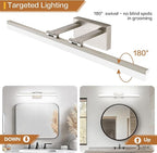 SOLFART 31.5 Inch Dimmable Bathroom Vanity Lights Over Mirror 5 Color - Image 5