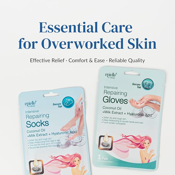 Epielle Intensive Repairing Hand Mask 6 Pairs, Soften - Image 7
