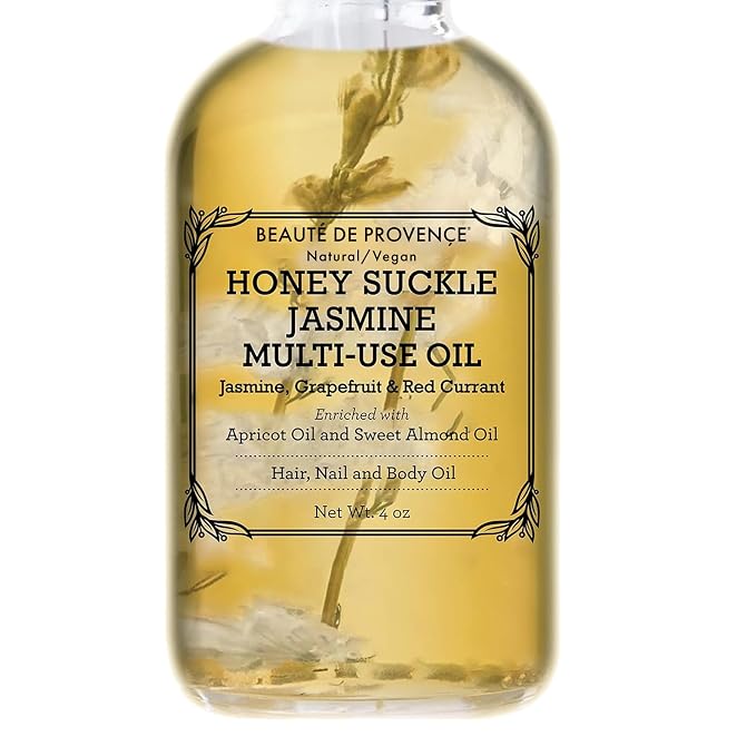 BEAUTE DE PROVENCE Honey Suckle Multi-Use Face, Body & Hair Oil by BEAUTEDEPROVENCE