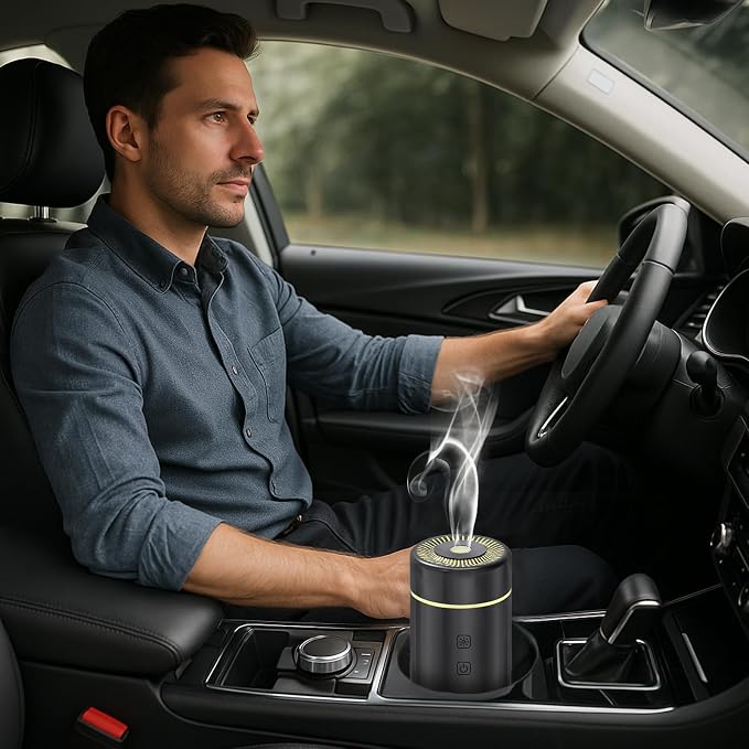 SEEDSEEL 100ML Car Diffuser, USB Rechargeable Battery Operated, Powered - Image 7