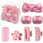 16 Pcs Skincare Headband Set, Face Washing Headband by XiuyingFeng