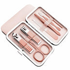 QURIPE 7pcs Manicure Set, Nail Clippers Kit, Stainless Steel Manicure Kit by QURIPE