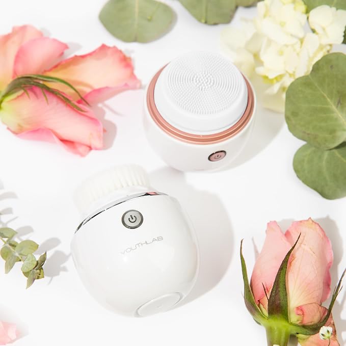 Pure Radiance, Vibrating Facial Cleansing Brush, Electric Face Scrubber - Image 7