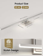 VOLISUN Modern Bathroom Vanity Light 39.4 inch, 24W Dimmable 5CCT Led Bathroom - Image 6