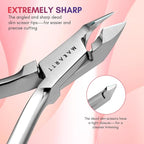 Makartt Cuticle Nipper, Full Jaw Sharp Nail Trimmer Cutter - Image 2