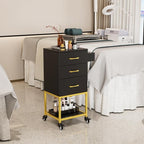 OmySalon Beauty Salon Storage Trolley Cart, Salon Station - Image 8