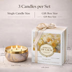 YMing 3-Wick Candle Gift Set, 3 Pack, 14 oz Each, Scented Candles - Image 4