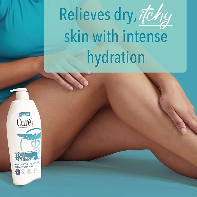 Curel Itch Defense Calming Body Lotion, Moisturizer - Image 2