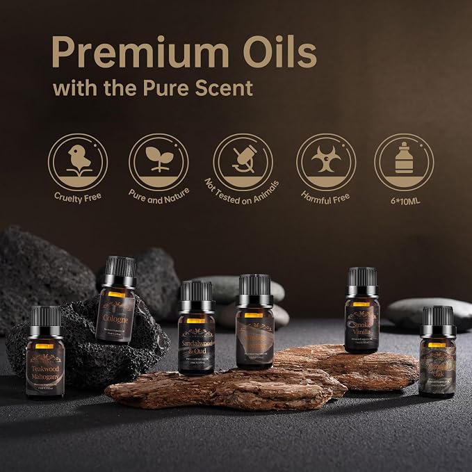 Men Essential Oils Set for Diffuser, Father's Day Gift for Men - Image 8