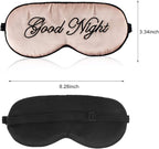 Silk Sleep Eye Mask for Women and Men Soft Ladies Ultra Lightweight Adjustable - Image 5