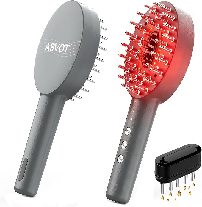 3-in-1 Electric Scalp Massager Brush, Vibrating Scalp Massager Comb by ABVOT