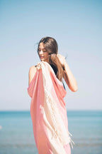 Bazaar Anatolia Turkish Beach Towel 100% Cotton Bath Towels 71x39 Quick Dry - Image 4