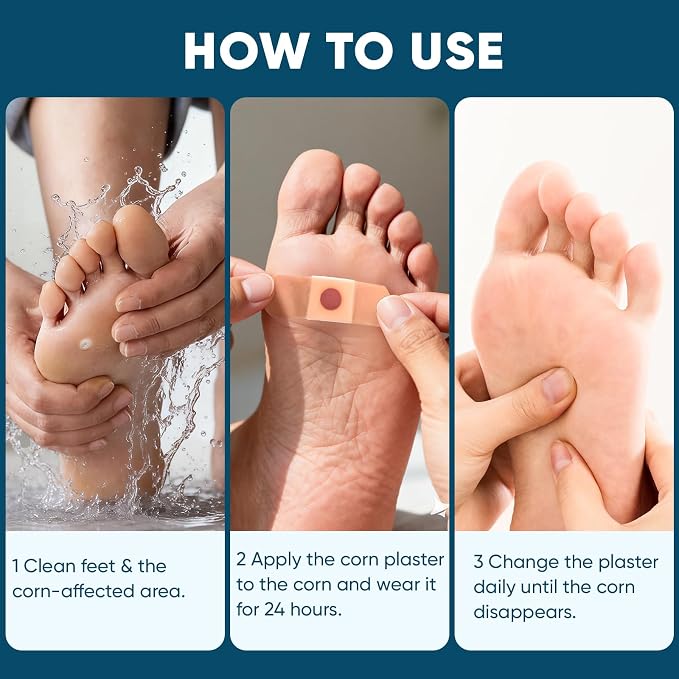 48P Corn Remover Pads for Feet and Toes, Extra Strength 40% Salicylic Acid - Image 6