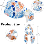 Scrub Caps Women Nursing Hats Floral Flowers - Image 2