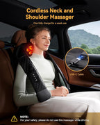 KNQZE Shiatsu Cordless Neck and Back Massager - Image 3
