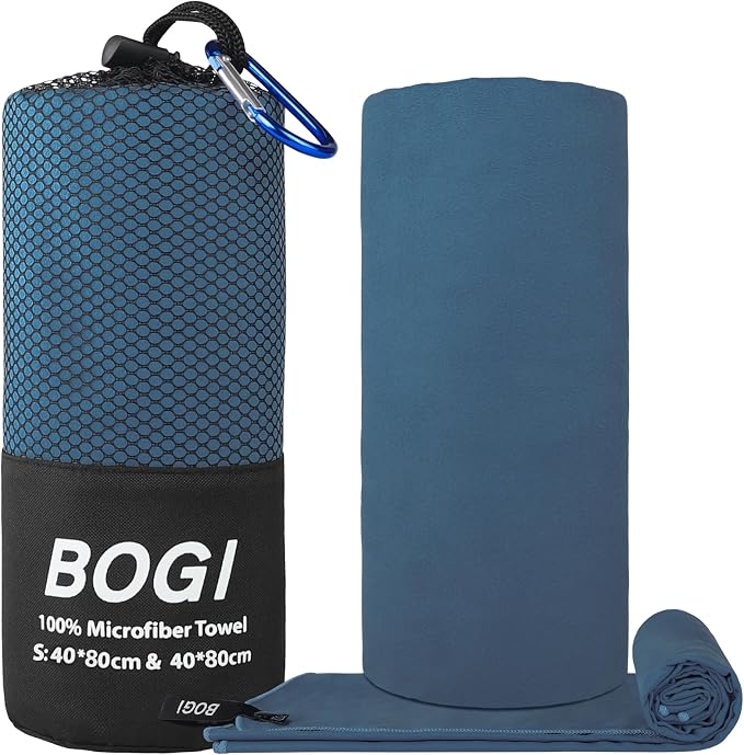 BOGI Microfiber Travel Sports Towel-Quick Dry Towel, Soft Lightweight - Image 2