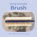 MainBasics Back Scrubber for Shower, Long Handle Body Brush - Image 2