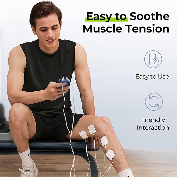 AUVON 3-in-1 TENS Unit Muscle Stimulator, EMS Massage Machine - Image 6