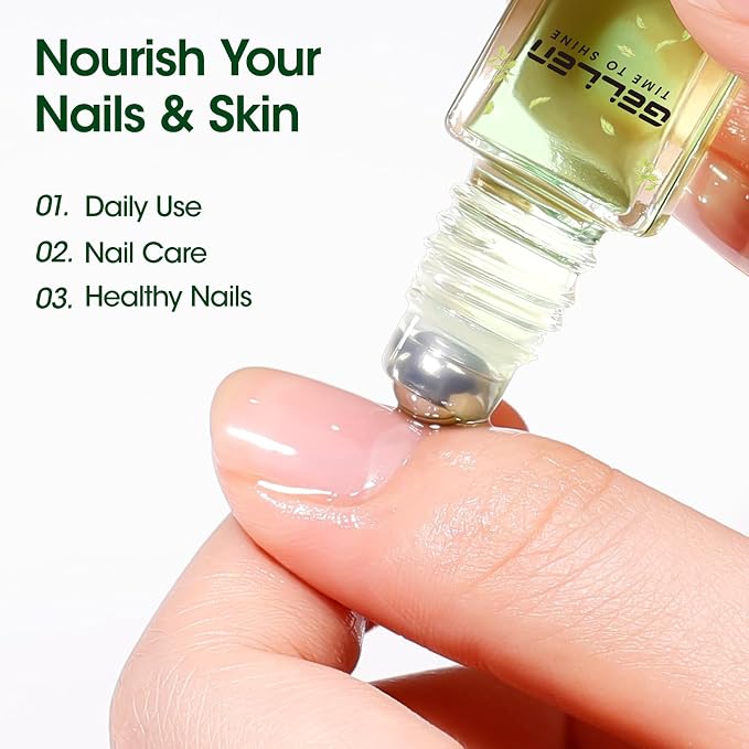 Gellen Cuticle Oil, Roll-On Nail Growth Oil, Nail Oil - Image 6