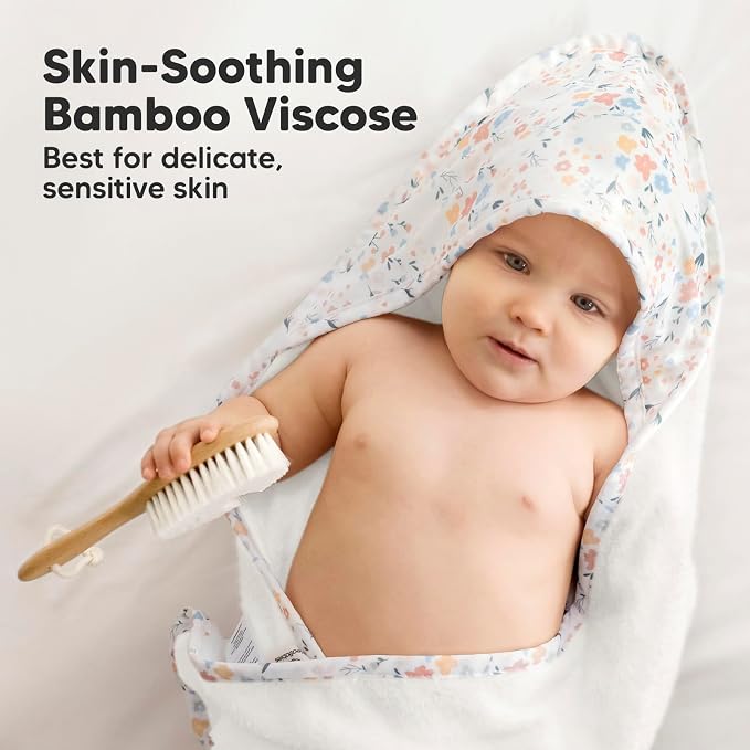 KeaBabies Hooded Baby Towel for Newborn - Image 3