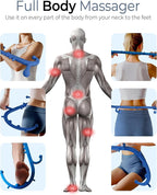 Back and Neck Massager for Pain Relief Deep Tissue, Upgraded Full Body Trigger - Image 2