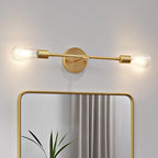 FadimiKoo 2-Light Golden Bathroom Wall Sconces Lighting, Modern Vanity Light - Image 6