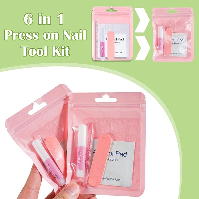 Press On Nail Tool Kit with Everything, Bebbtiy Press On Nail Prep Tool Kit - Image 2