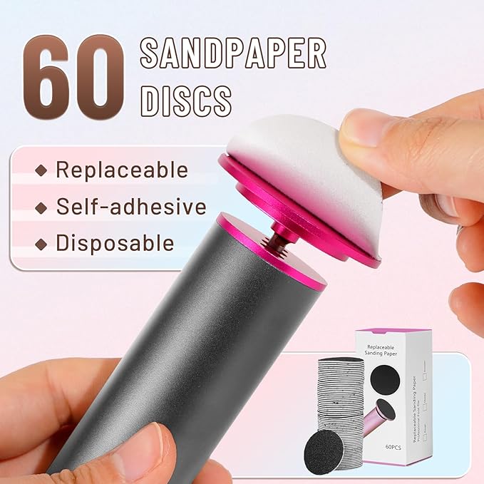 Dermawave Electric Foot File Callus Remover - Image 2