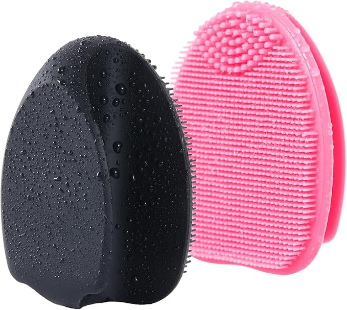 Soft Silicone Face Scrubber, Facial Cleansing Brush, Face Washing Bruhs by HieerBus