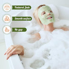 Demissle 4 Pcs Jade Eye Mask Jade Stone Facial Mask Scrap Massage Tool Hair - Image 4