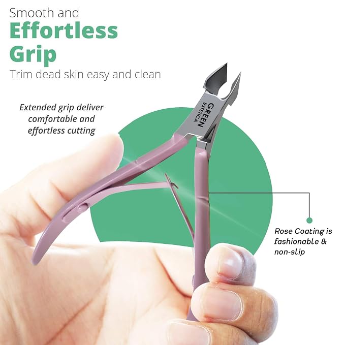 Professional Cuticle Trimmer Nail Cuticle Cutter Stainless Steel Cuticle Nippers - Image 7