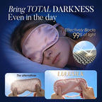 Breathable Silk Sleep Mask Blindfold, Elastic Blackout Eye Cover Headband - Image 4