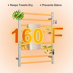 Heated Towel Racks for Bathroom, Wall Mounted Electric Towel Warmer Racks - Image 3