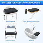 Shower Seat Cushion with Non-Slip Silicone Bottom, Bathtub Cushion - Image 7